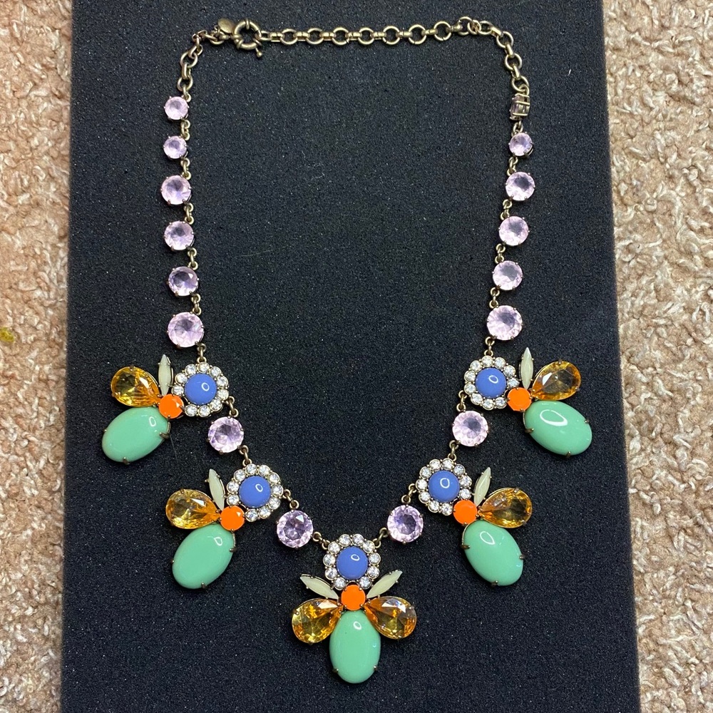 J.Crew Bumblebee Statement Necklace - image 1